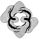 Gemini snake simple tattoo design idea