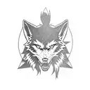 Witcher wolf, one piece logo, Naruto logo, drain ball z logo tattoo design idea