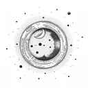 moon phases tattoo design idea