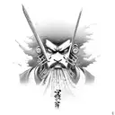 afro samurai tattoo design idea