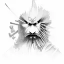 afro samurai tattoo design idea