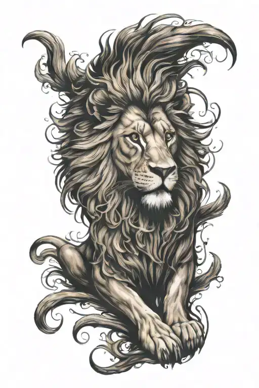Galatasaray and Lion tattoo design idea