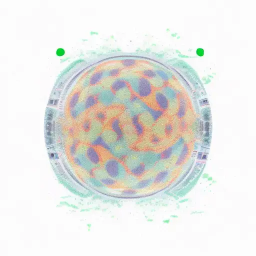 Globo terrestre em escala laranja com player do spotify abaixo tattoo design idea