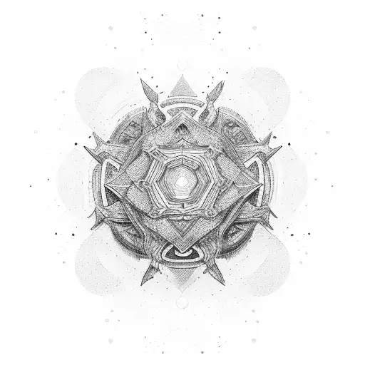cardano coin tattoo design idea