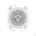 cardano coin tattoo design idea