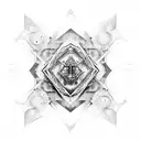cardano coin tattoo design idea