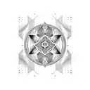 cardano coin tattoo design idea