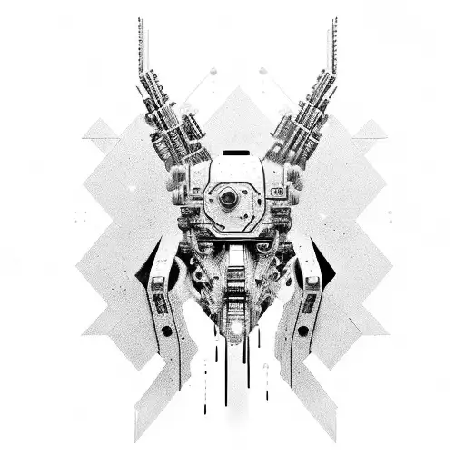 adam smasher cyberpunk 2077 tattoo design idea