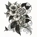 SO GREAT AND SMALL tattoo design idea