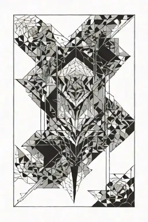 perspective tatto design tattoo design idea