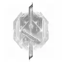 energy sword with a ; as/or in the handle with the words "Im ready, how bout you?" in-between the blades tattoo design idea