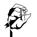 Hand holding a lightbulb tattoo design idea