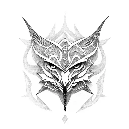 kali linux logo  tattoo design idea