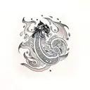 akali tattoo design idea