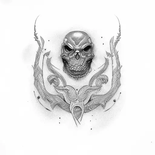 borrowed time tattoo design idea