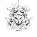 borrowed time tattoo design idea