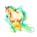 horse tattoo design idea