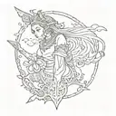 Arya 05.04.24 tattoo design idea