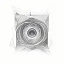 quantum tunnel tattoo design idea