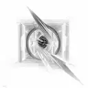 quantum tunnel tattoo design idea