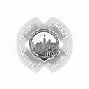 Milwaukee skyline with brewers and bucks logos tattoo design idea