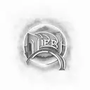 Milwaukee skyline with brewers and bucks logos tattoo design idea