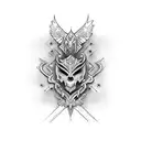 amat victoria curam tattoo design idea