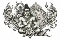 Remove time, remove pain, remove sorrow, remove poverty, remove every Mahadev tattoo design idea