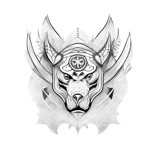 laurel con azadon tattoo design idea