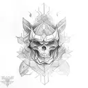 laurel con azadon tattoo design idea