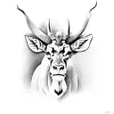 eland tattoo design idea