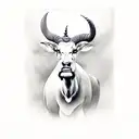 eland tattoo design idea