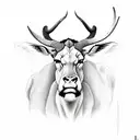 eland tattoo design idea
