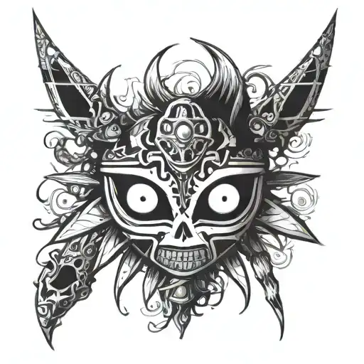 Majora's Mask Skull Kid. tattoo design idea