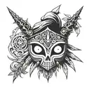 Majora's Mask Skull Kid. tattoo design idea