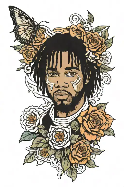 frank ocean inspired tattoo design idea