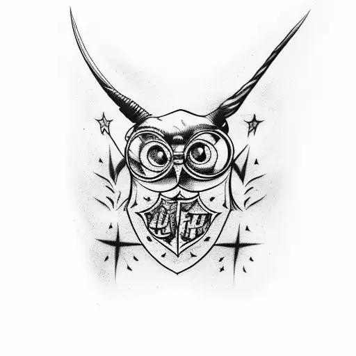 A harry potter themed tattoo with the four marauders animals represented tattoo design idea