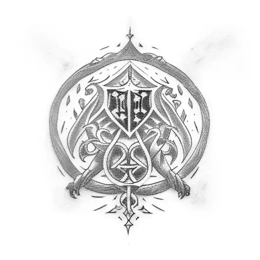 A harry potter theamed tattoo with the four marauders animals represented tattoo design idea