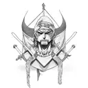 zoro tattoo design idea