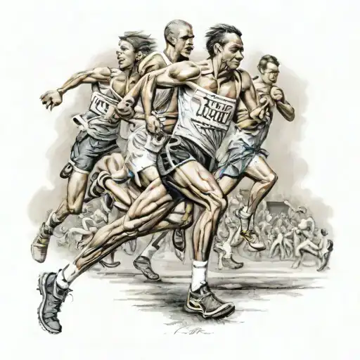 3. 1 Corinthians 9:24 – Running the Race  "Do you not know that in a race all the runners run, but only one gets the pri tattoo design idea