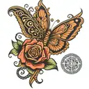 Ignesh Sweta Priyal DIYA tattoo design idea