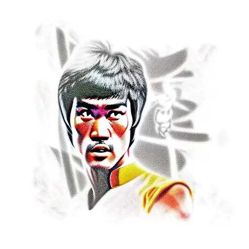 Bruce Lee  tattoo design idea