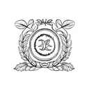 laurel wreath tattoo design idea