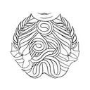 laurel wreath tattoo design idea