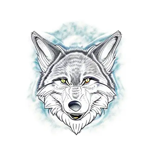werewolf tattoo design idea