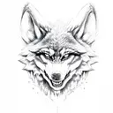 werewolf tattoo design idea