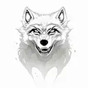 werewolf tattoo design idea