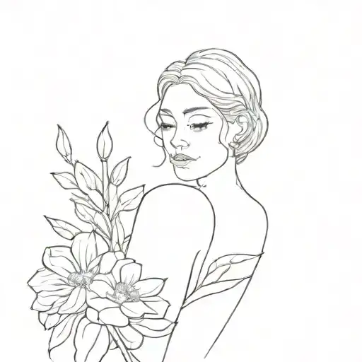 name: "Elaine" tattoo design idea