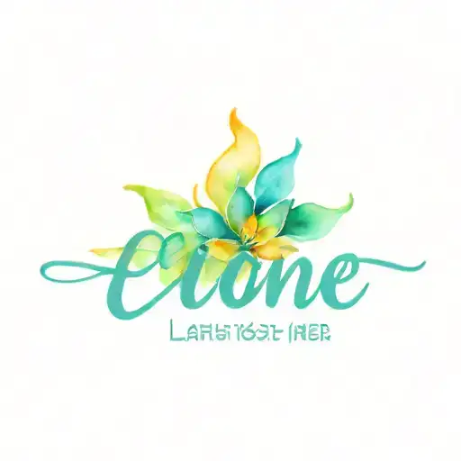 name tattoo design: elaine tattoo design idea