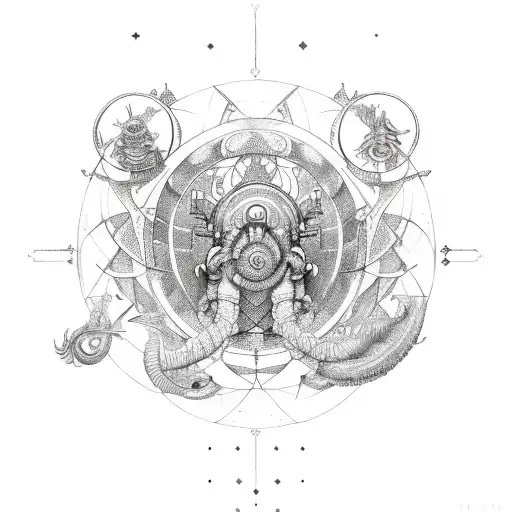 sleeve torus scorpio gemini aeries zodiac signs  tattoo design idea